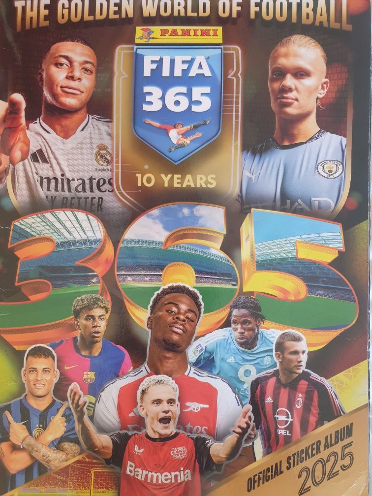 Cromos caderneta Fifa 365