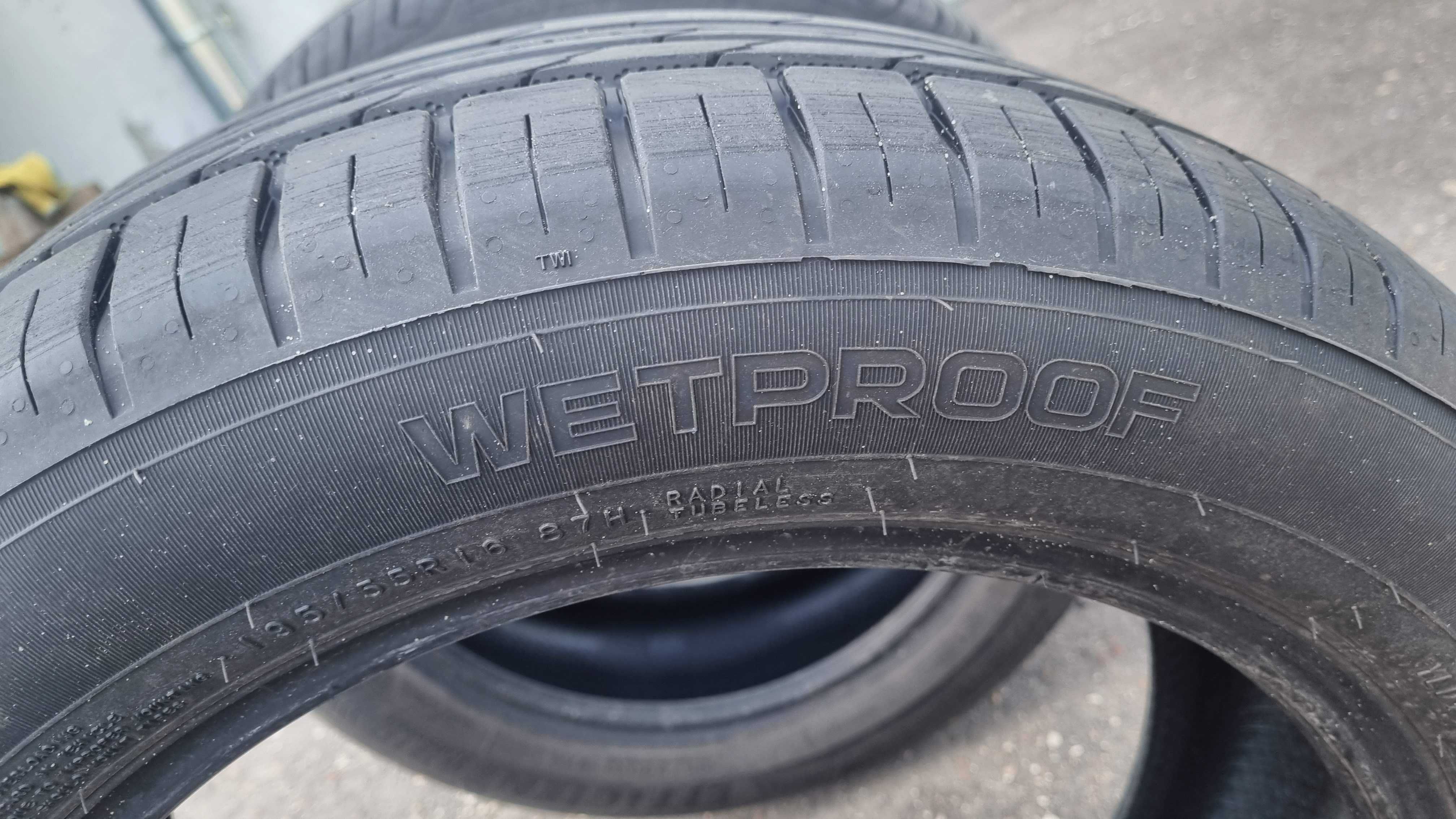 opony letnie 195/55 R16, 4szt, bieżnik 7mm, Nokian, GoodYear