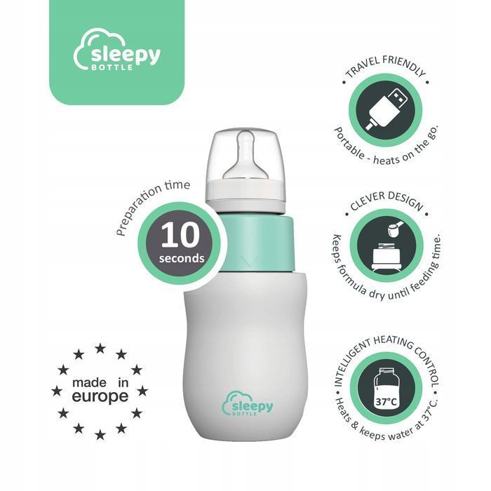 Podgrzewacz elektryczny Sleepy dla dzieci do butelek usb przenośny