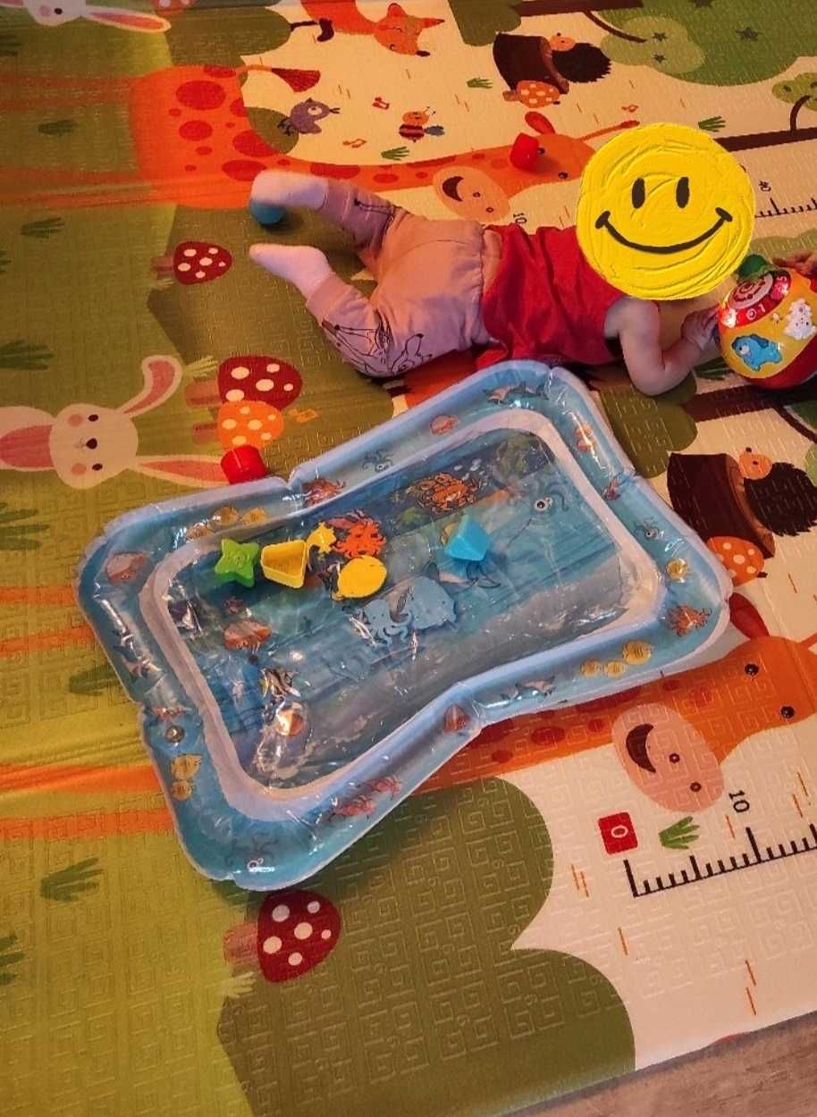 Duża Mata Wodna dla Niemowląt Dzieci Sensoryczna Napełniona Wodą