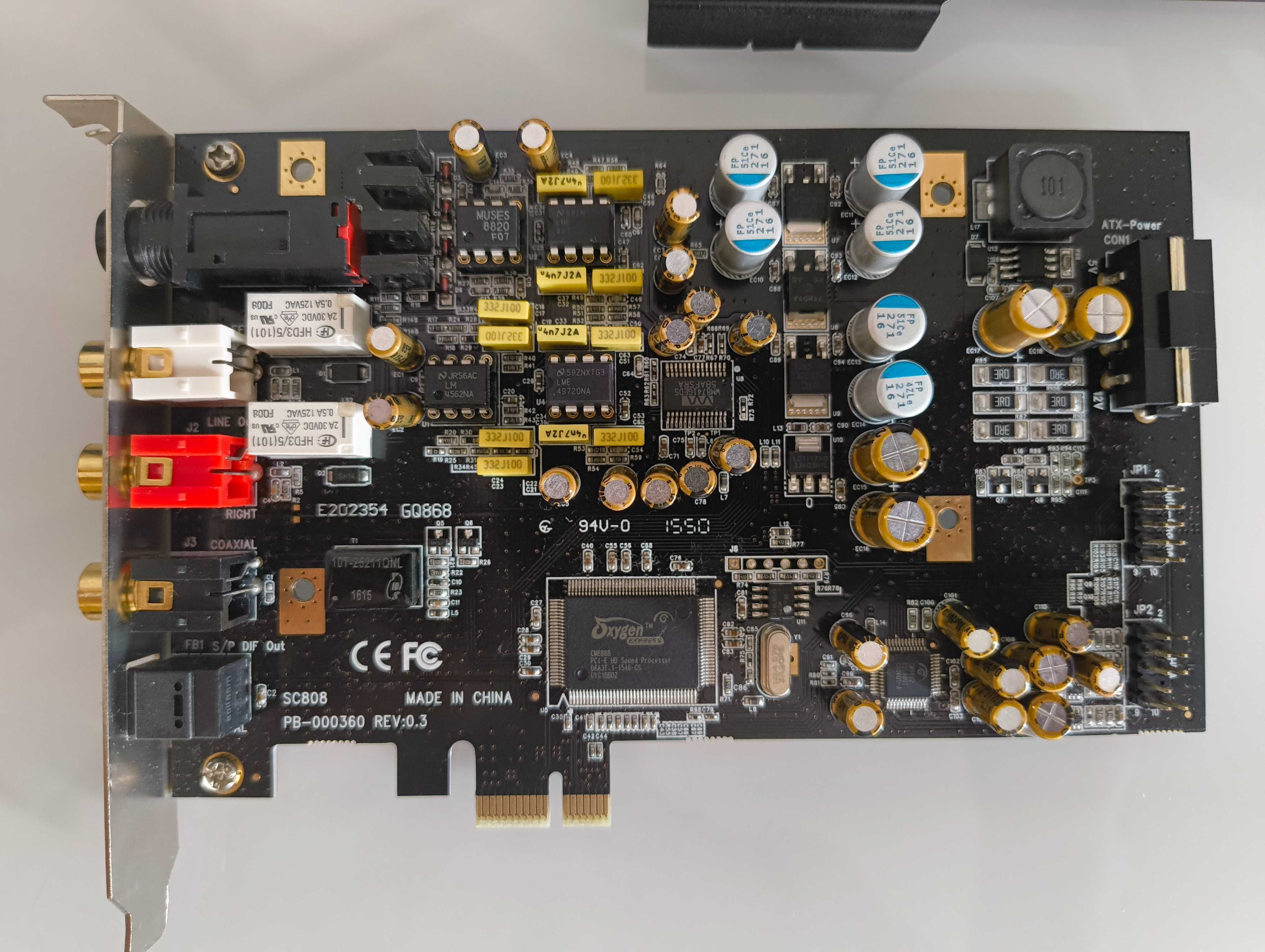 Sprzedam kartę dźwiękowa AIM SC808, kompletną.