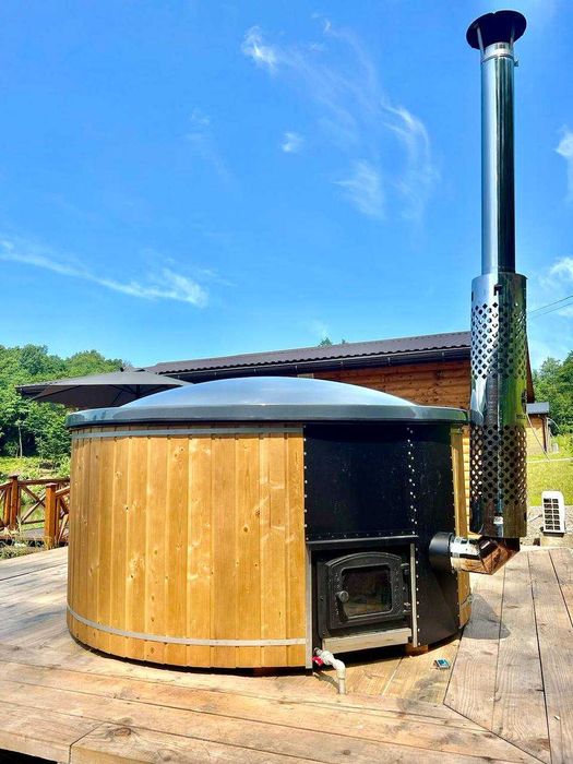 Чан для купання. Купіль на дровах українського виробництва.