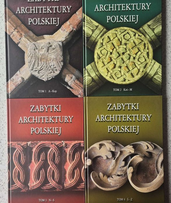 Zabytki architektury polskiej - B. Kaczorowski - Komplet 4 tomy