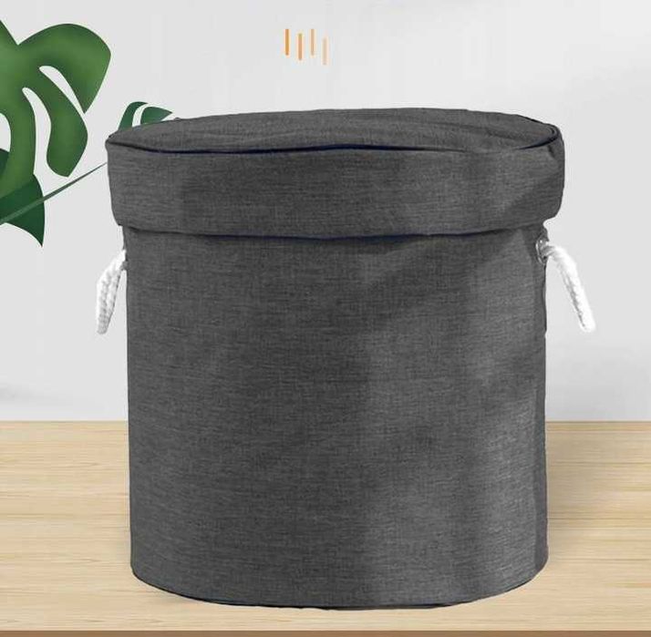 kosz pufa na zabawki lego z wbudowaną matą dla dzieci