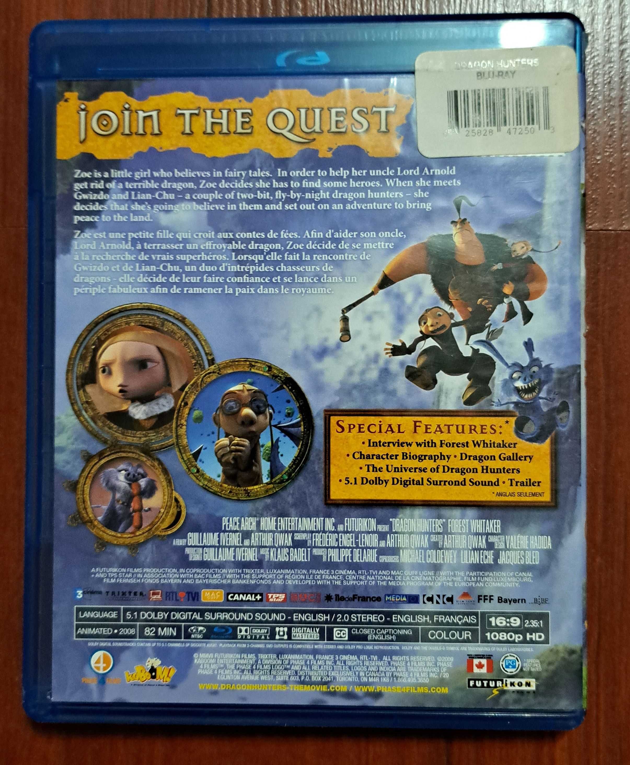 Dragon Hunters (Łowcy smoków - Blu-ray) bez polskiej wersji językowej