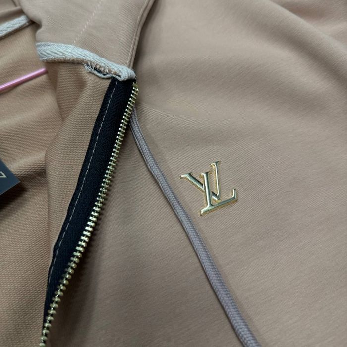 Женское худи LOUIS VUITTON Кофта та замке LV бежевая кофта осень люкс