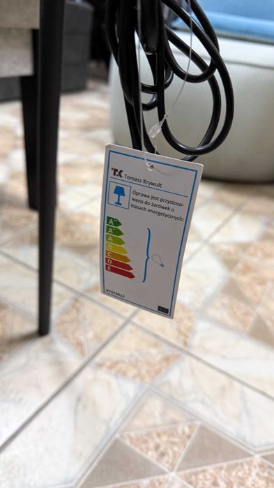 Торшер TK LIGHTING 49504 чорний новий