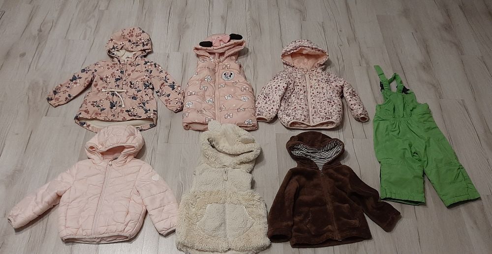 Mega paka ubrań dla dziewczynki rozmiar 86
