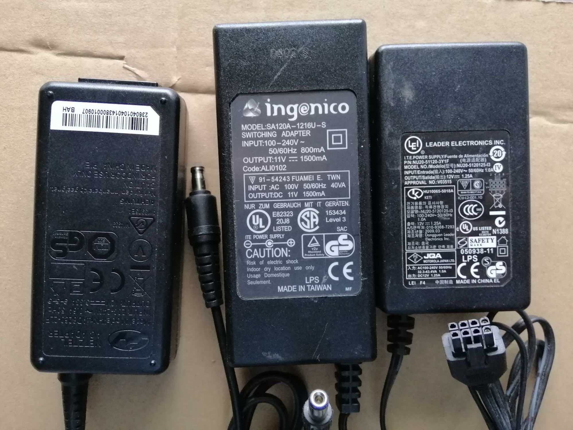 Samsung,sony,hp,canon 12-24V робочі блоки живлення .