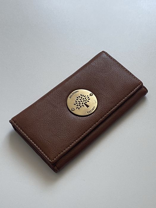 Оригінальний шкіряний гаманець Mulberry