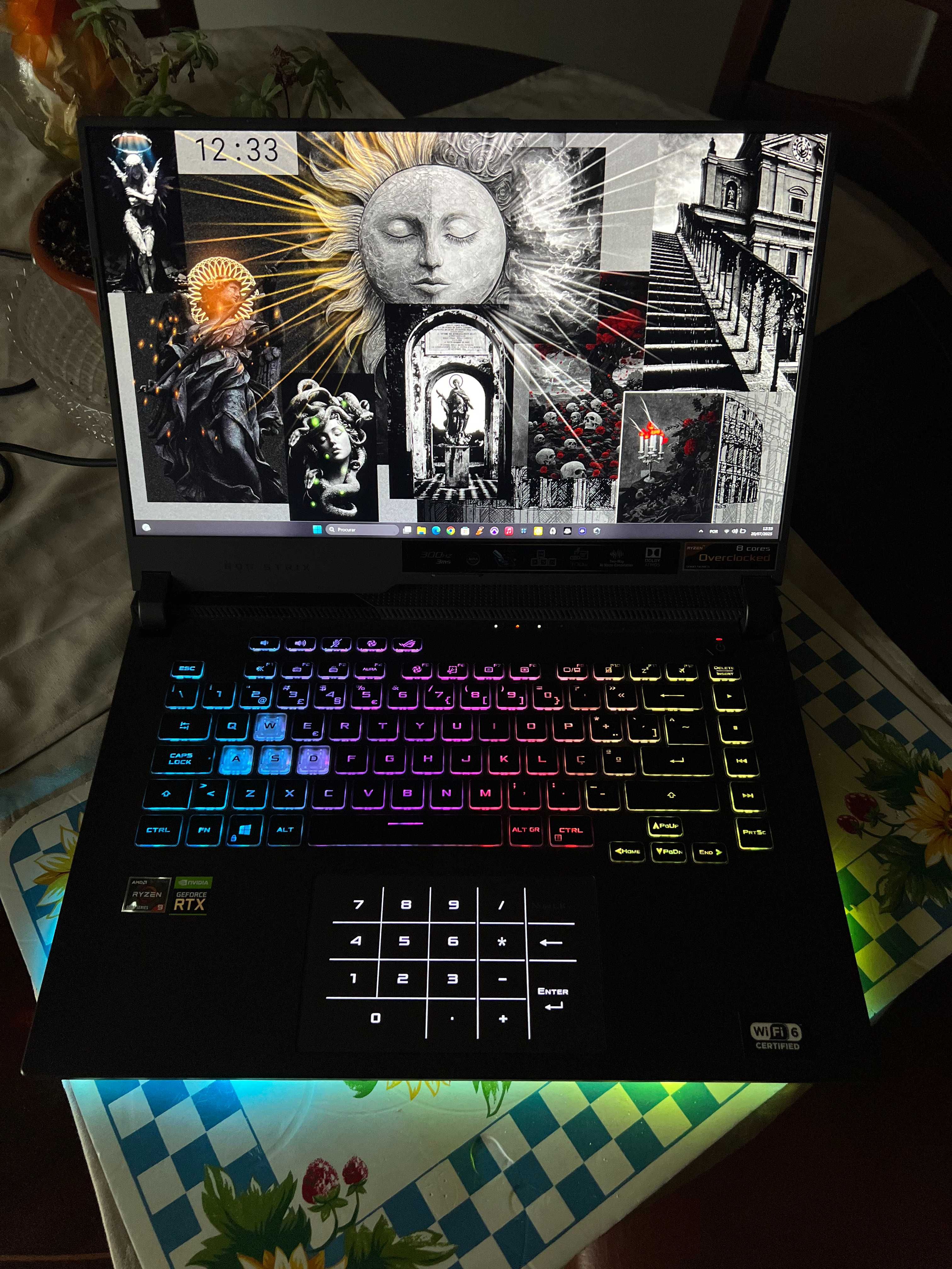 Asus ROG STRIX G15, Ryzen 9 5900HX, RTX 3070, 32Gb RAM