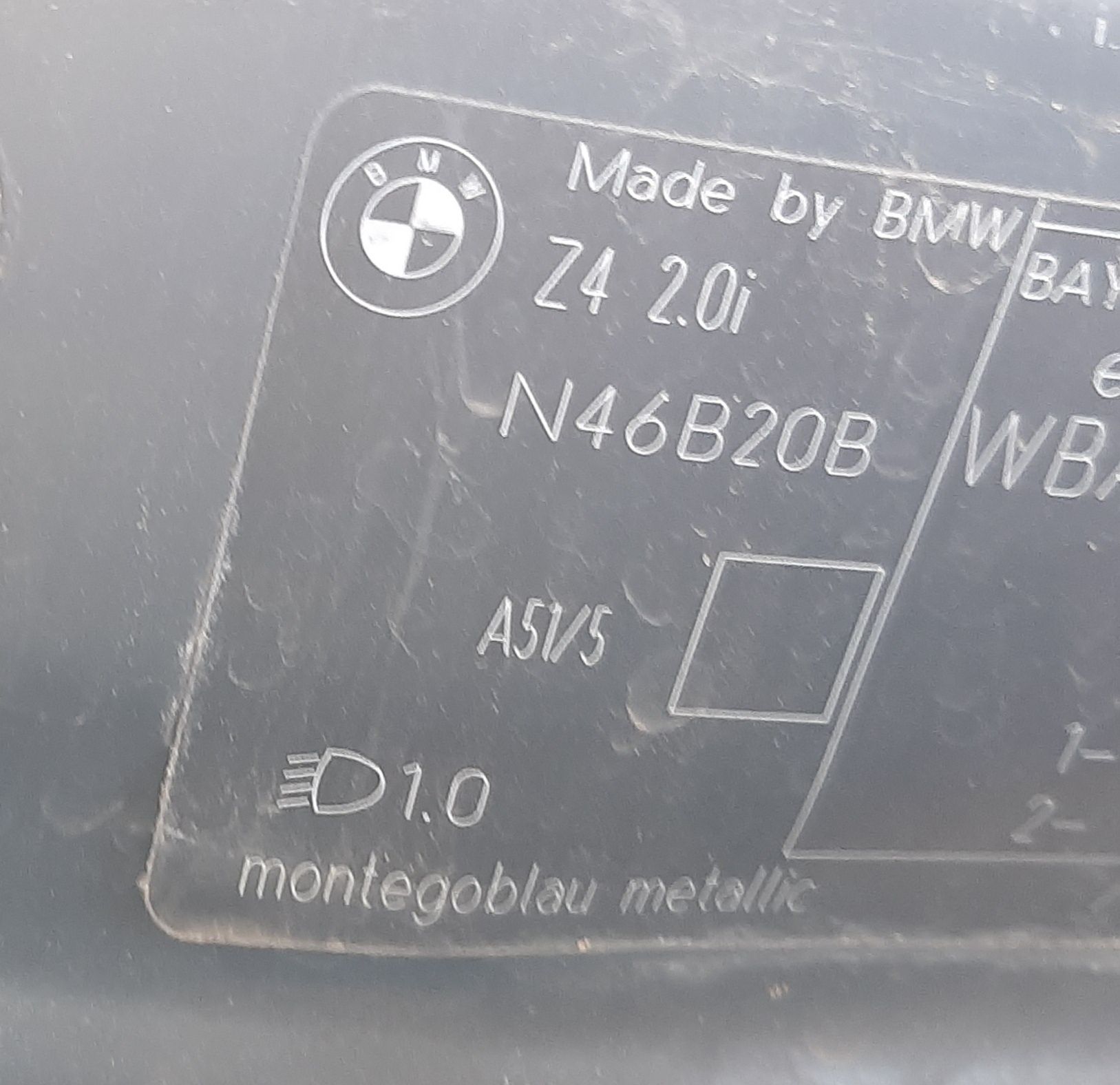 Silnik bmw e90 z4 e87 n46b20b 2.0.benzyna 150 tyś przebieg