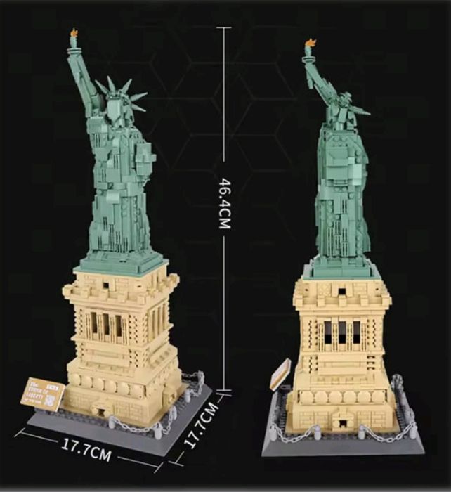 NA LEWARA - klocki LEGO 21042 Architecture Statue od Linetty NOWE