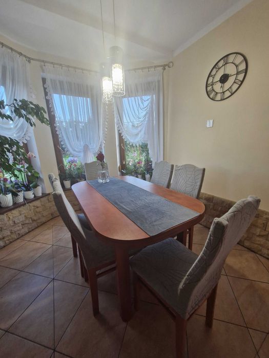 stół rozkładany+6 krzeseł