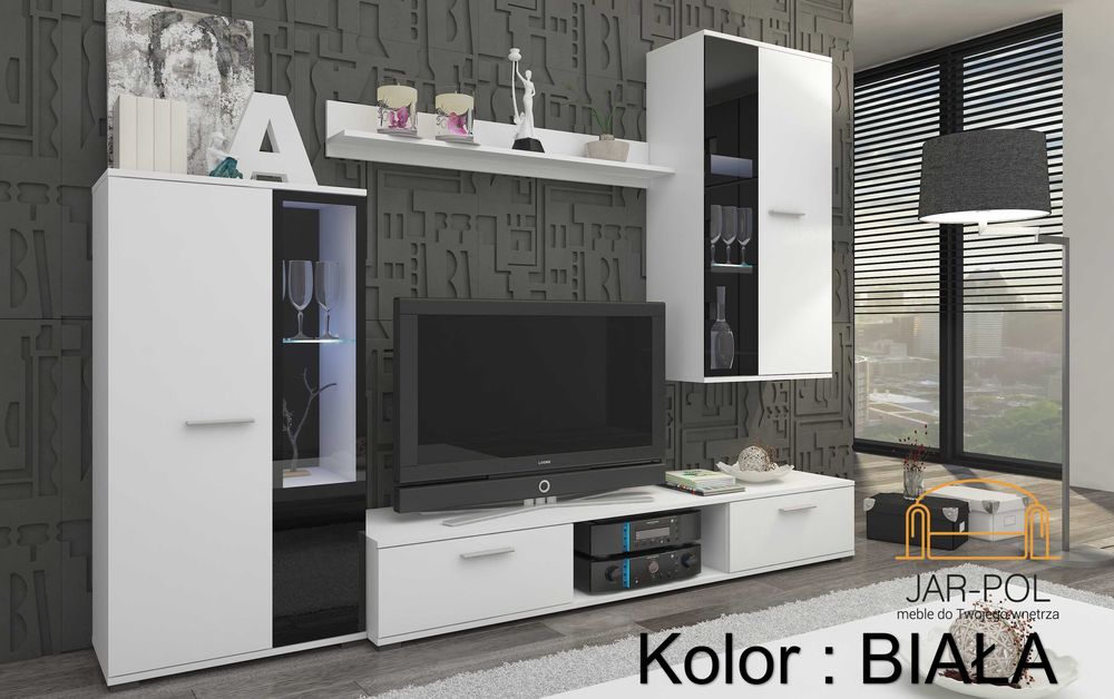 Meblościanka Salsa nowoczesna  OLD STYLE + MATERA 240 Zestaw Mebli