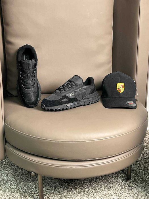 Чоловічі кросівки лакоста Lacoste Elite Active PRM All Black [41-45]