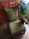 Stare fotele drewniane, vintage, antyk