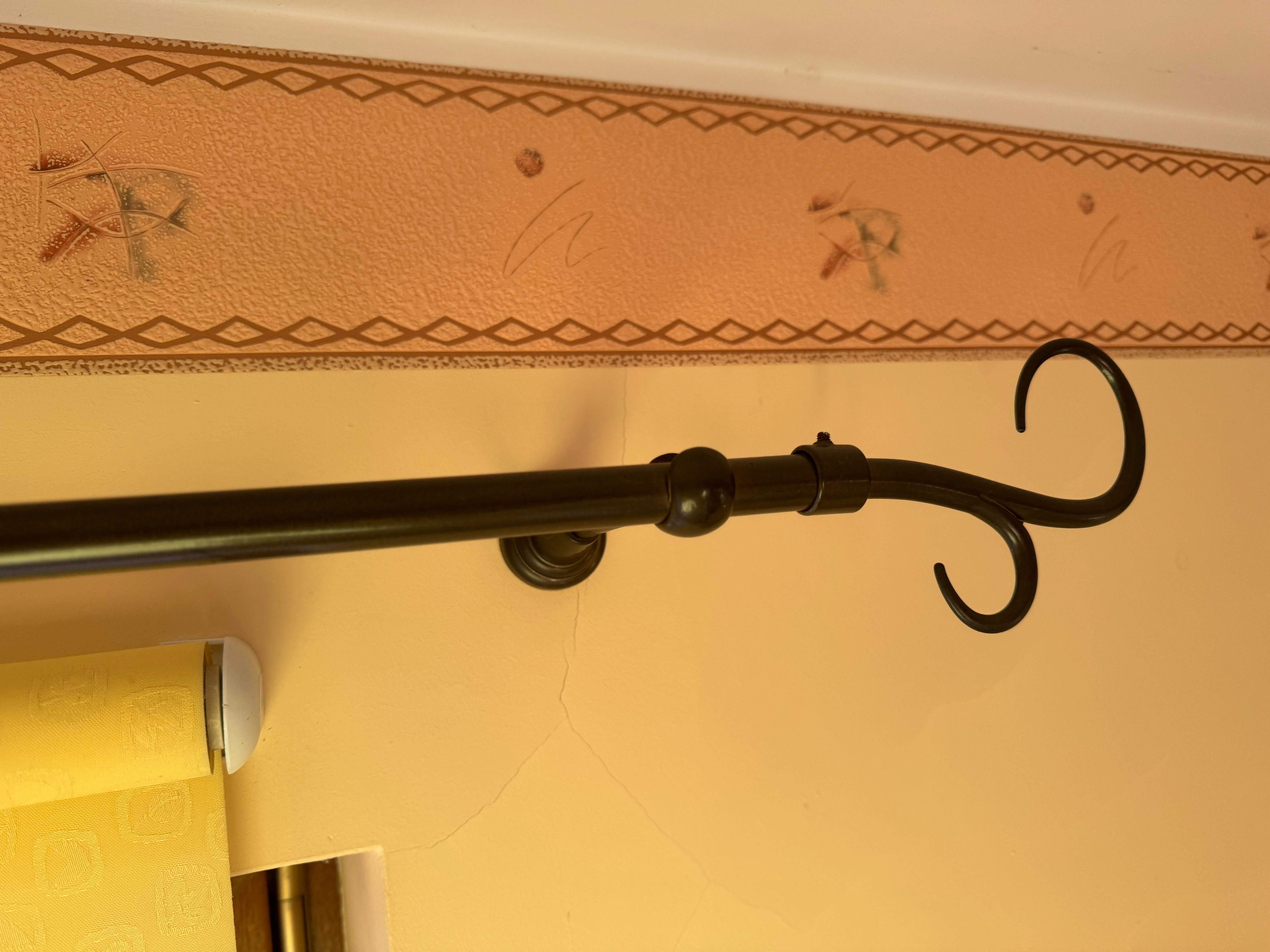 Karnisz pojedynczy 120 cm kompletny