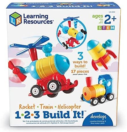 Конструктор транспорт Learning Resources 1-2-3 Build It
LER2859