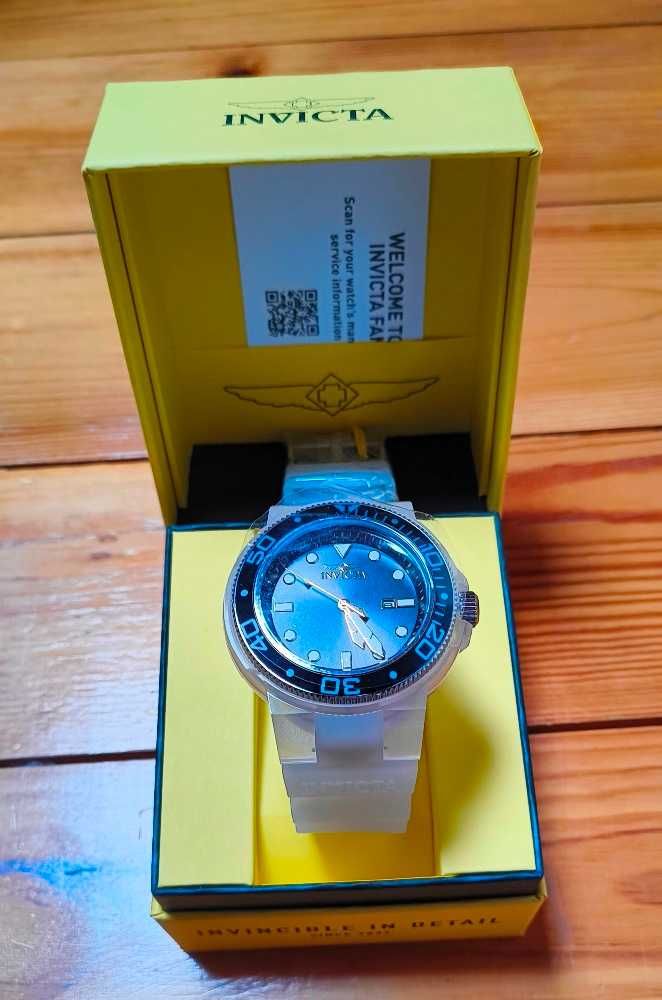 Zegarek Invicta Pro Diver Duży Biały LUMINOUS Świecący Nowy