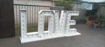 Napis Love Ledowy Duży