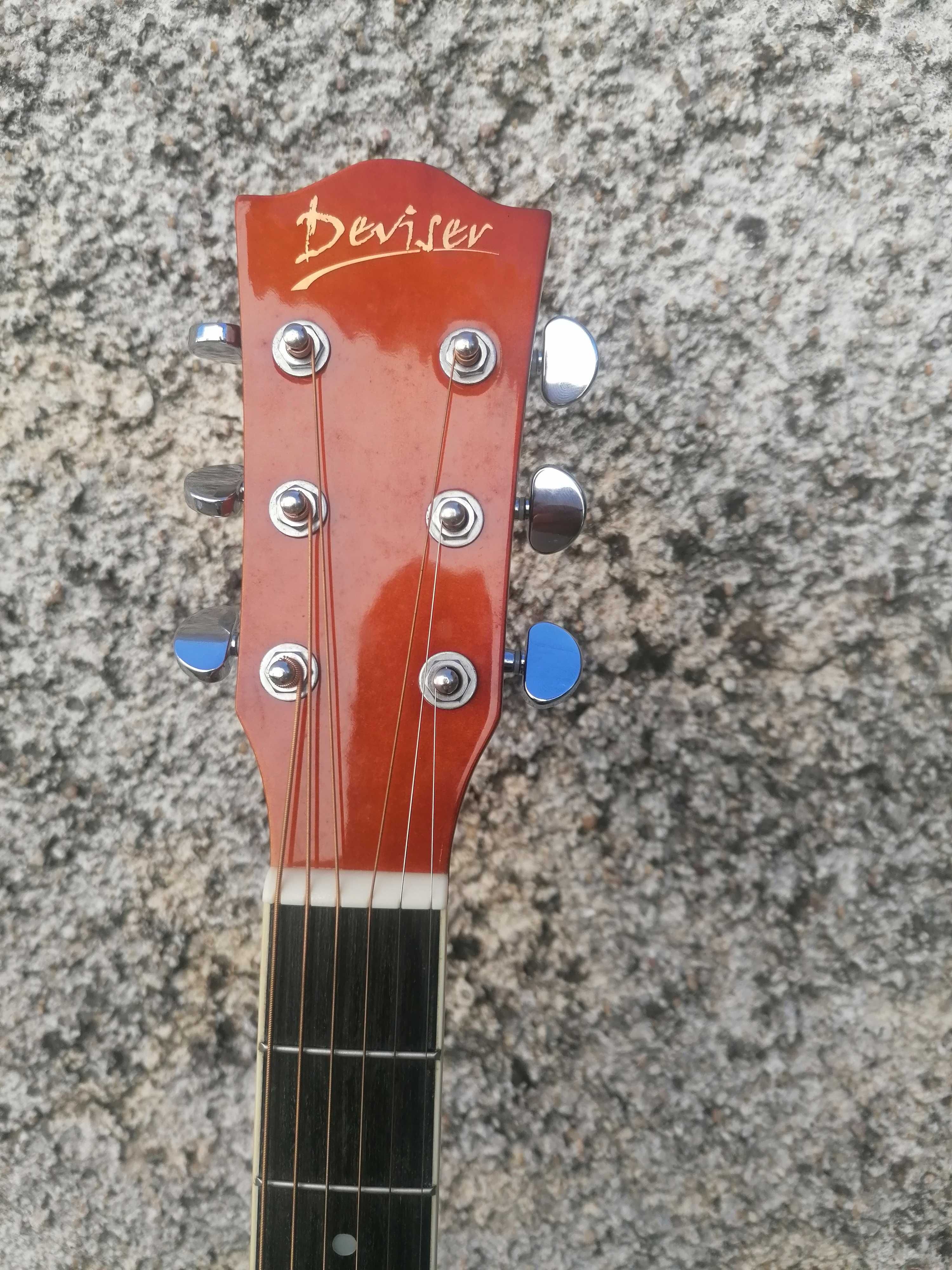 guitarra deviser electro acoustica como nova
