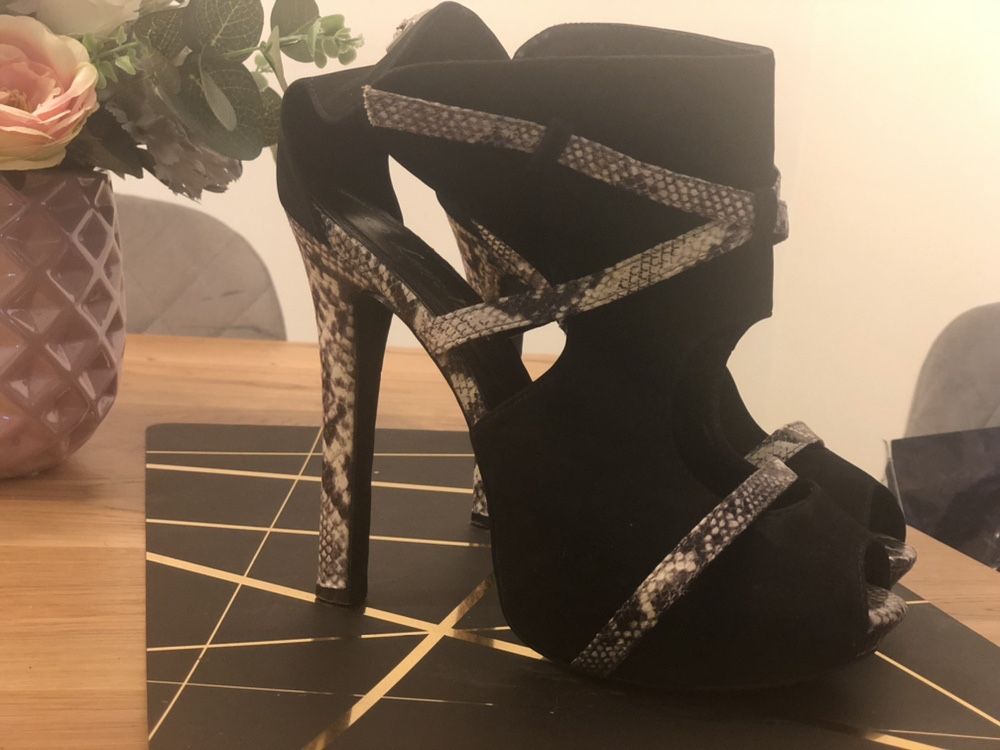 Buty wysoki obcas szpilka roz. 38