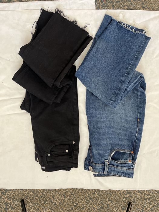 Жіночі джинси  чорного та синього кольору розмір s