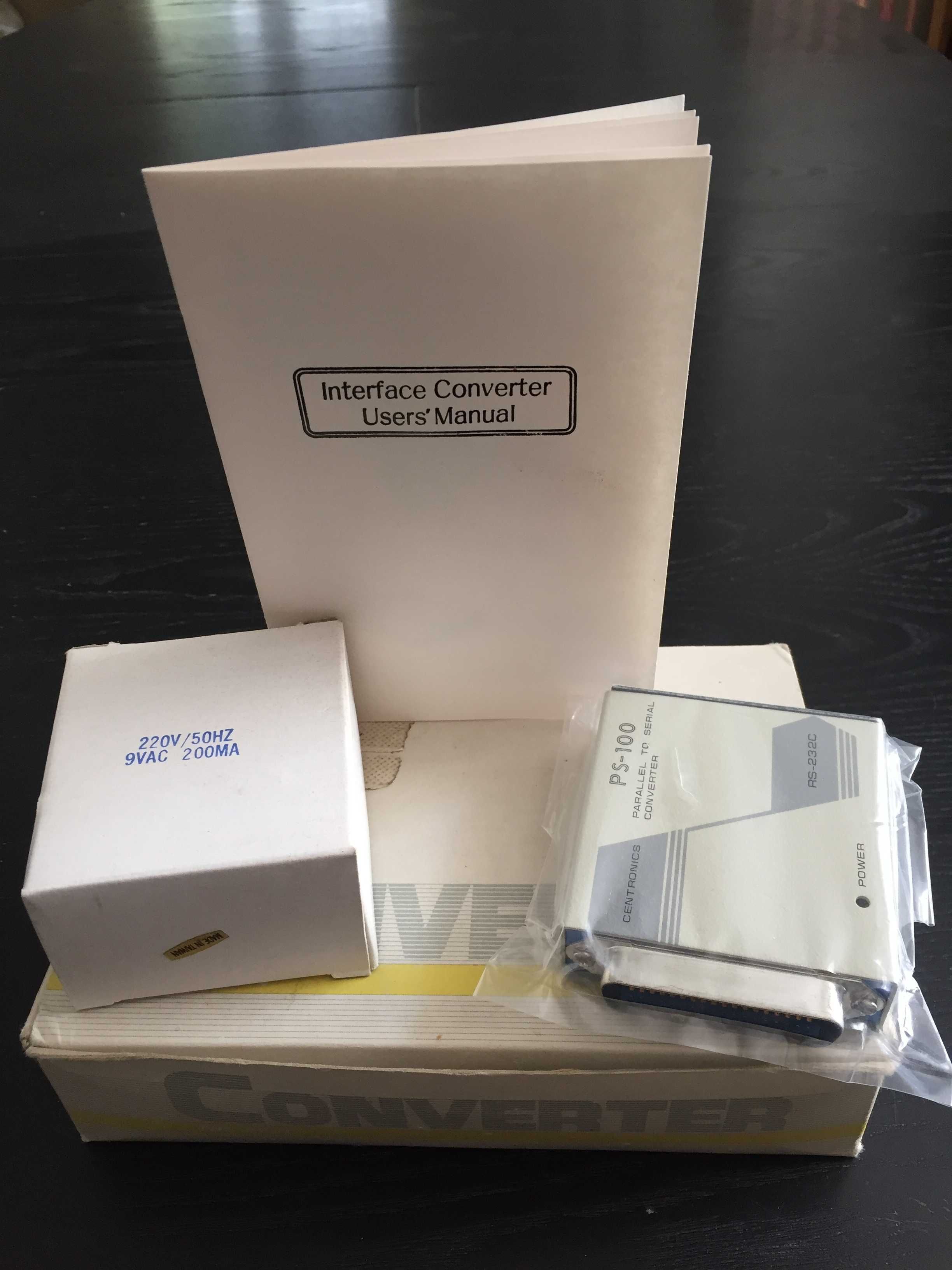 Konwerter Centronics na RS-232 (parallel to serial converter)
