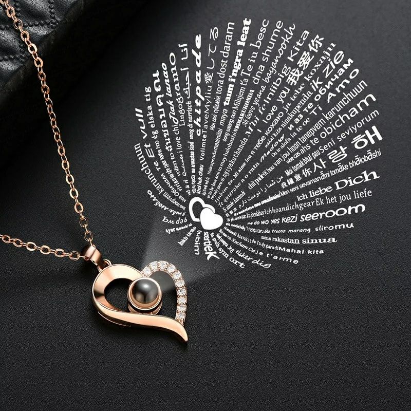 Кулони|браслети|кільця з проекцією "Я тебе кохаю" на 100 різних мовах
