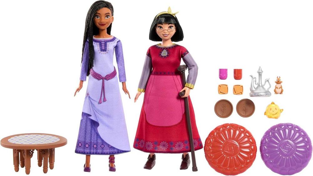 Набір ляльок Mattel Disney Wish Toys with Asha & Dahlia Аша та Далія!
