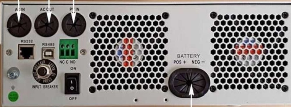 Гибридный инвертор ANENJI 5600W/48V, модель ANJ-HHP-II-5.6KW параллель