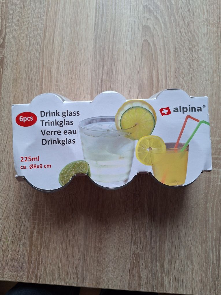 Komplet 6 szklanek Alpina
