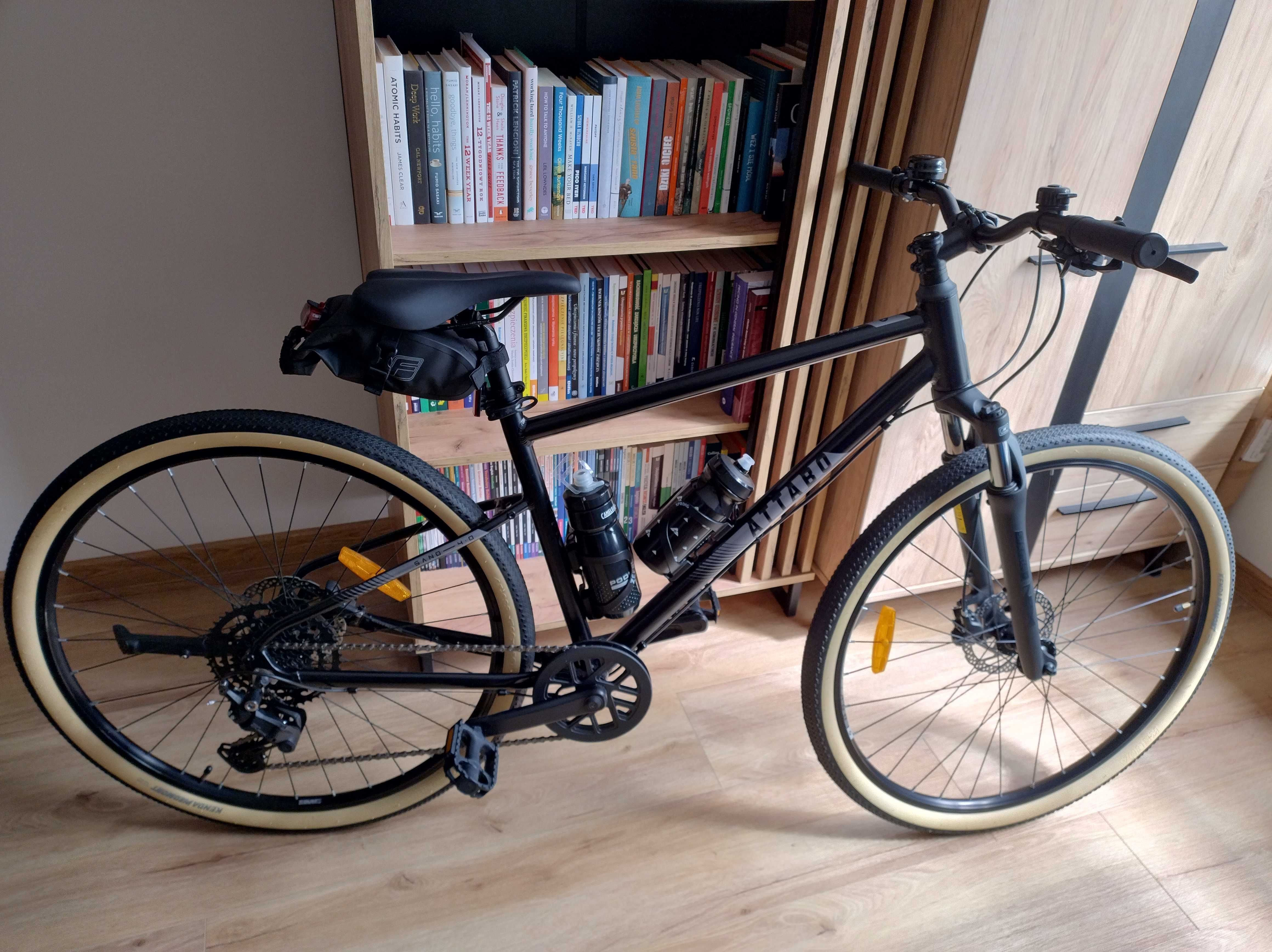Rower crossowy męski ATTABO SANO 4.0 28" czarny