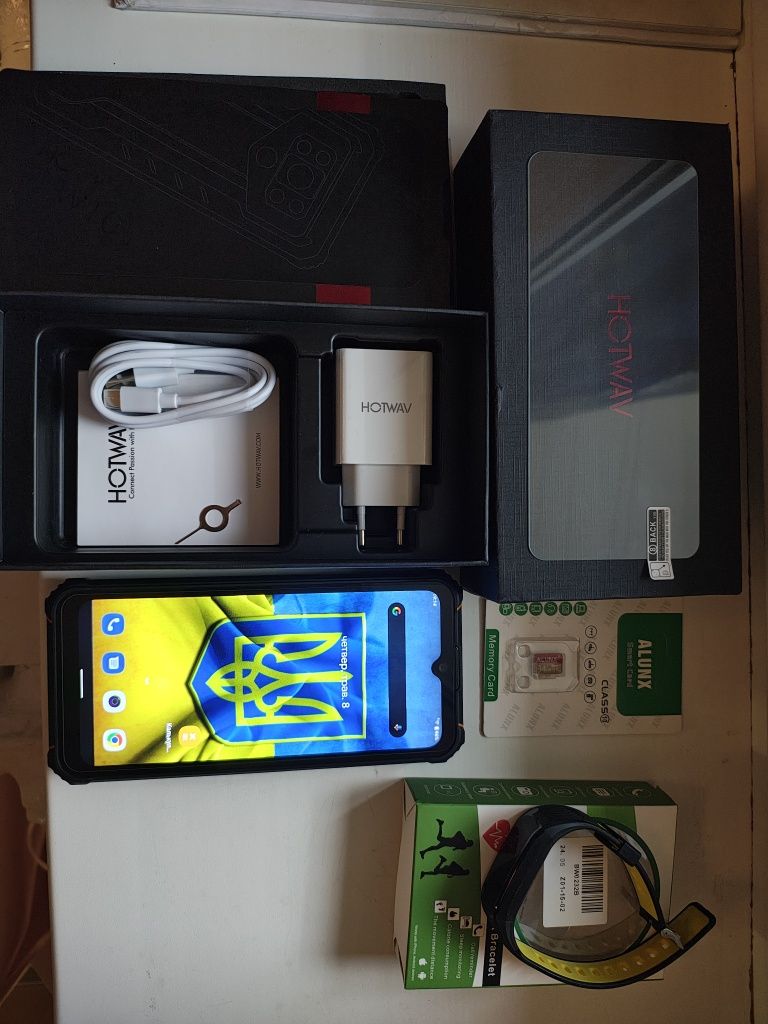 Захищений Смарт Hotwav W10Pro 6/128GB акум 15000мАч IP69 NFC  новий!!