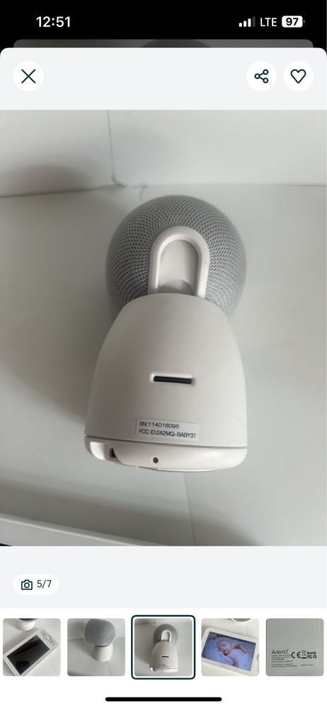Arenti baby M1 niania elektroniczna