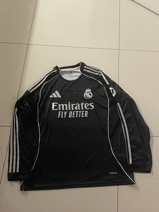 Koszulka Real Madryt długi rękaw Wyjazdowa Mbappe XXL