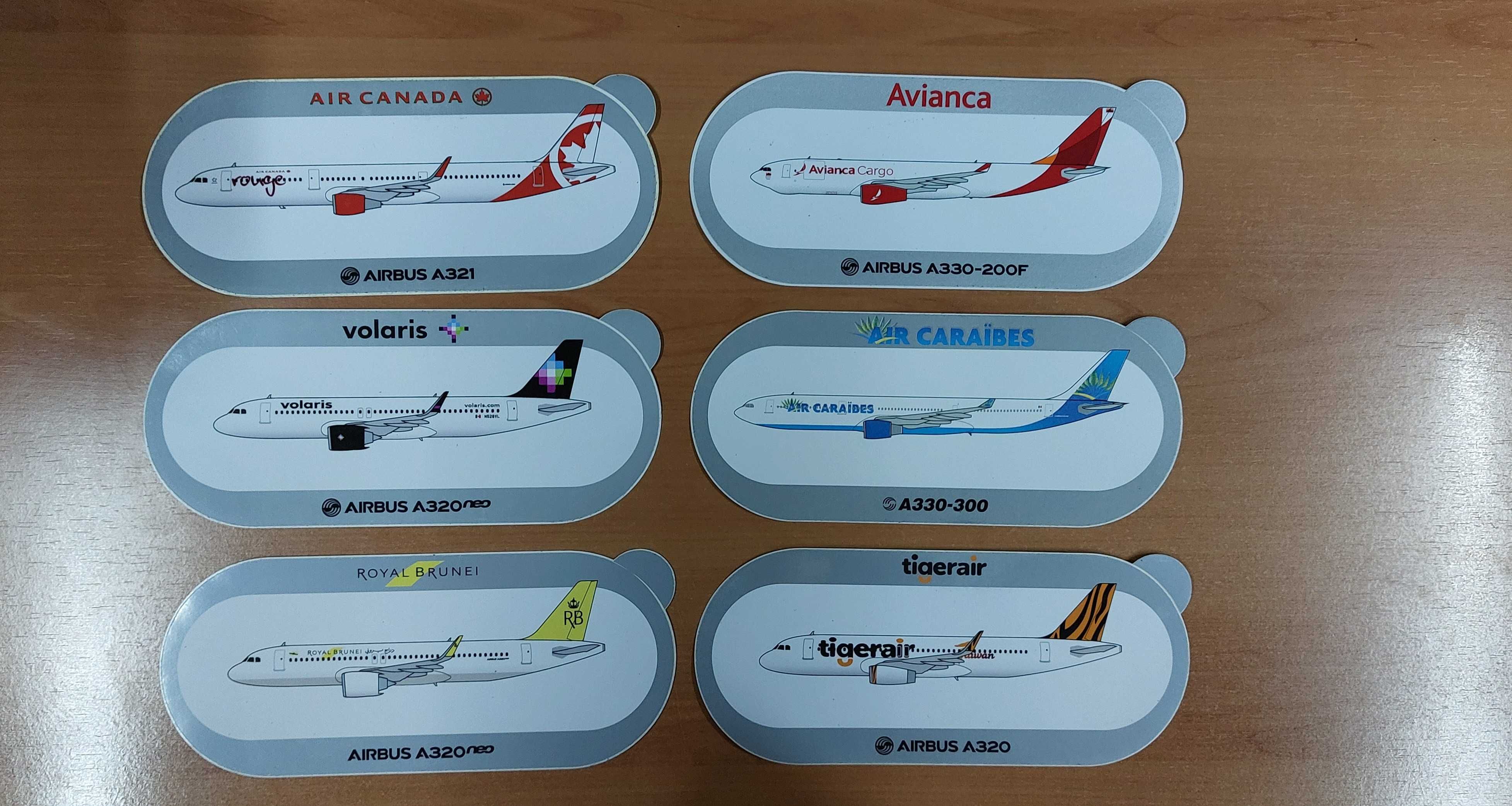 Lotes Autocolantes Boeing Airbus 01 (Varias fotos)