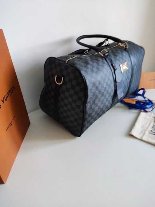 Louis Vuitton Torba podróżna, na siłownię, weekendowa, skóra 56-54