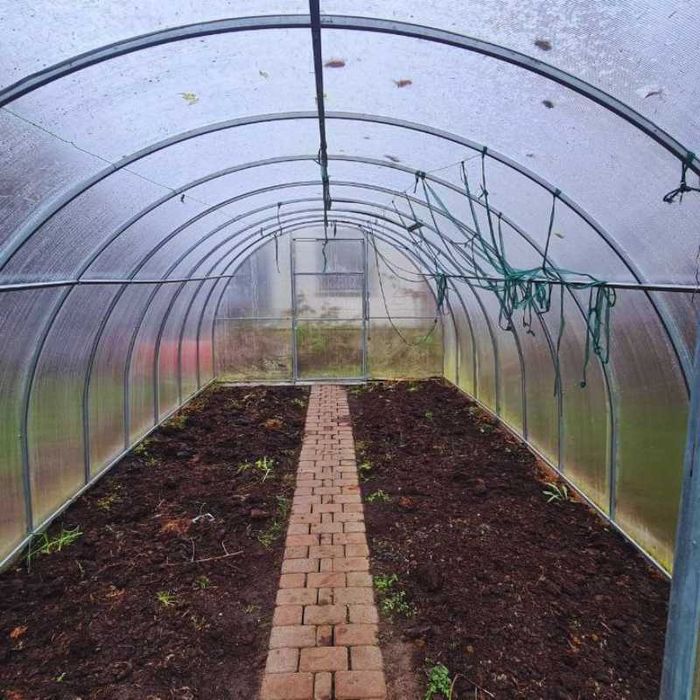 Szklarnia Tunel ogrodowy 3x4 3x6 3x8 profil 20x20mm poliwęglan 4 / 6mm