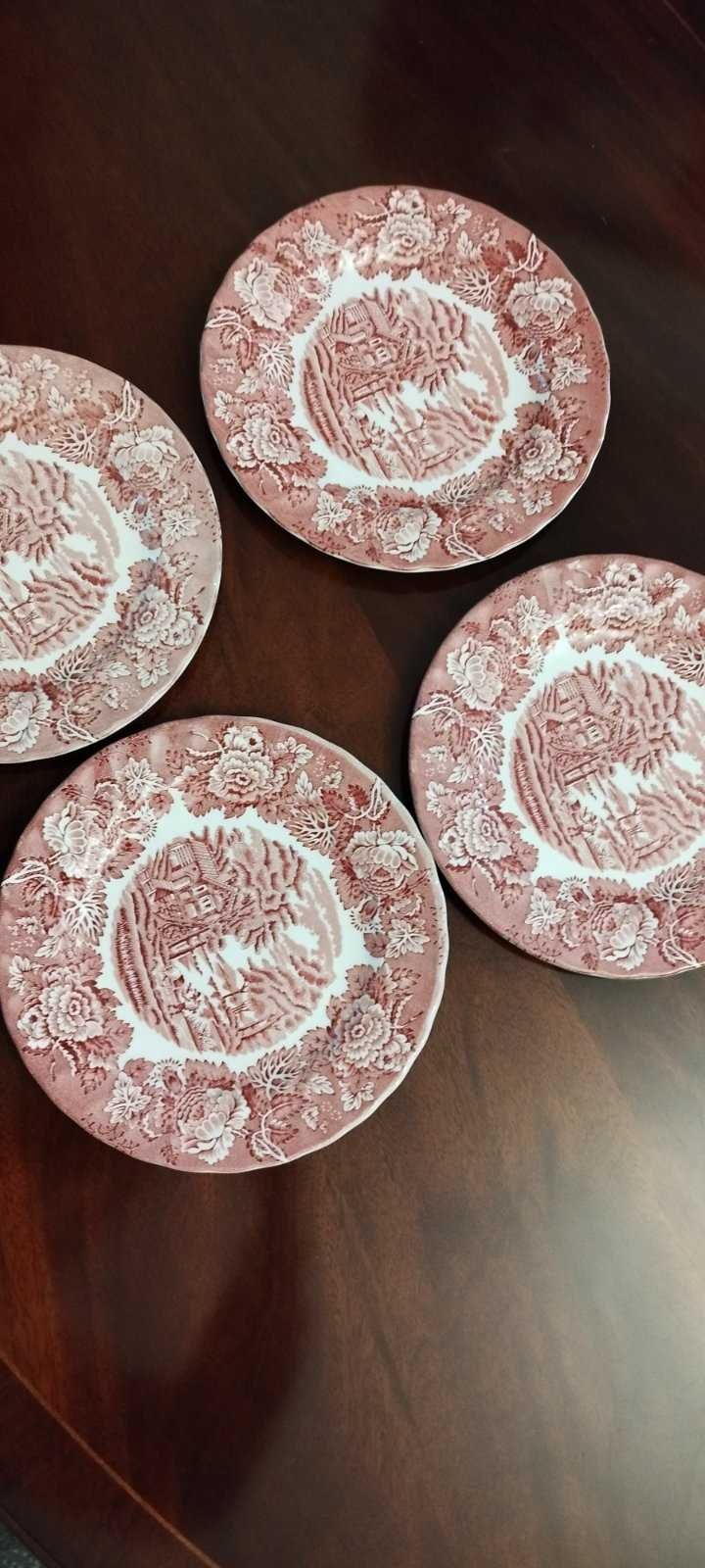 Комплект тарелок 4шт. Woods Ware. England. Диаметр-20см.