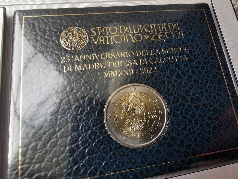 VATICANO 2022 - 2 EUROS - 25º Aniv. Morte Madre Teresa de Calcuta