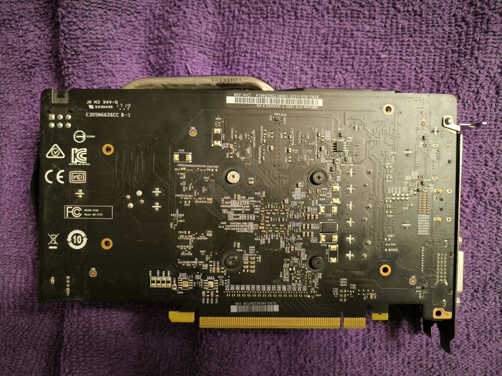 Karta graficzna GeForce GTX 1050 Ti MSI