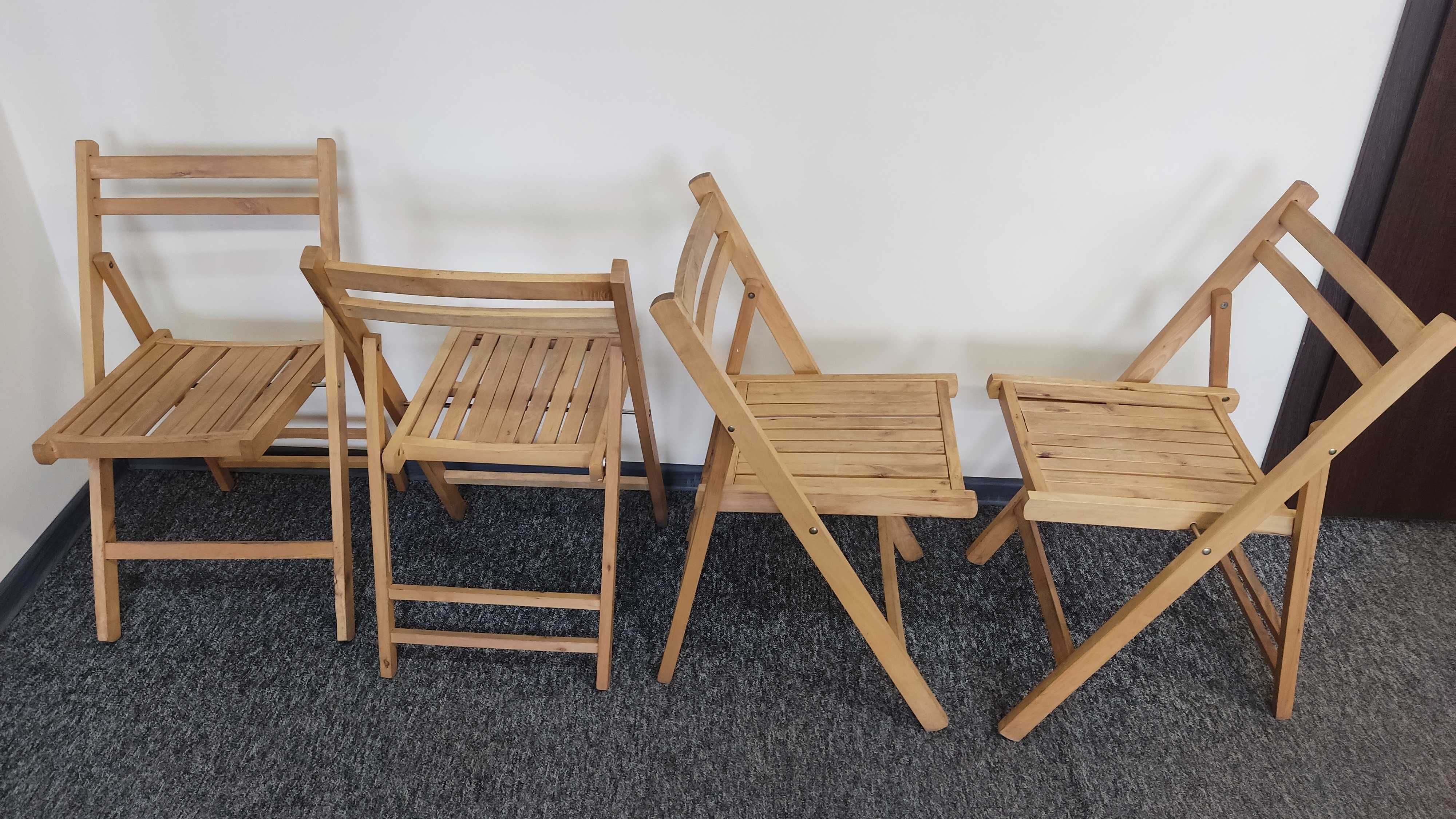 Krzesła drewniane składane - WYSYŁKA