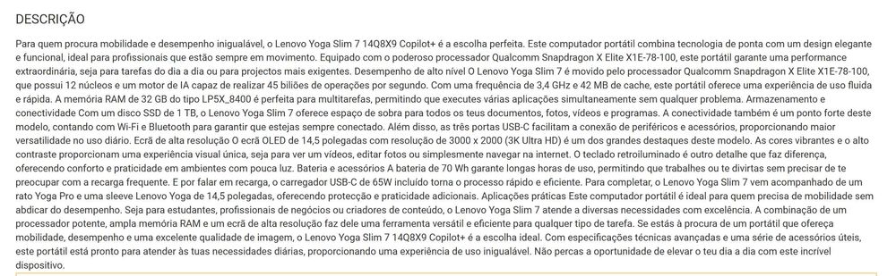 Lenovo Yoga Slim 7 (NOVO)