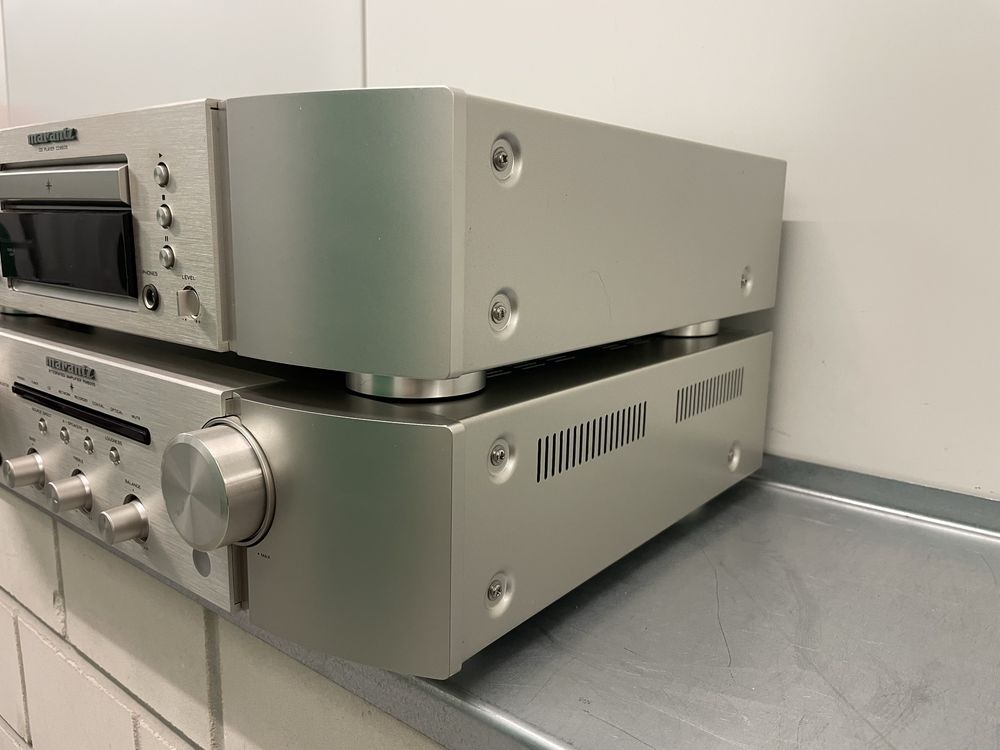 Marantz PM6005 + CD6005 - srebrny - stan perfekcyjny