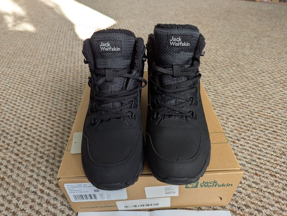Оригинальные зимние ботинки Jack Wolfkin Everquest Texapore Mдо -30