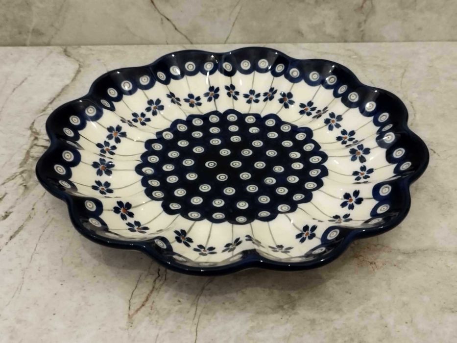 166a talerz na jajka, jajecznik bez ucha Bolesławiec