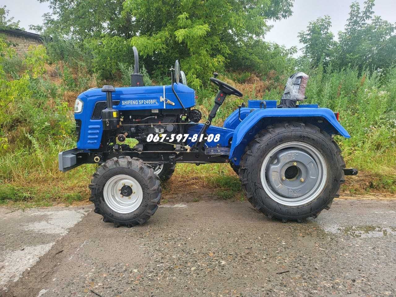 Мінітрактор Шифенг Shifeng 240 BFL Дводискове зчепл Блокування Кредит