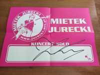 Autograf, podpis - Mieczysław Mietek Jerzy Jurecki Mechanik Muzyka TV